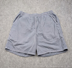 Crazy Shirts Shorts Mens XL Gray Natural Dyed Cotton Hawaii Elastic Waist Dad
